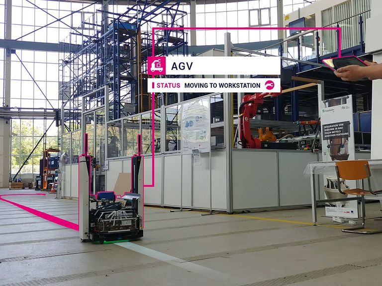 Osram und Deutsche Telekom testen mobile Roboter in smarter Fabrik